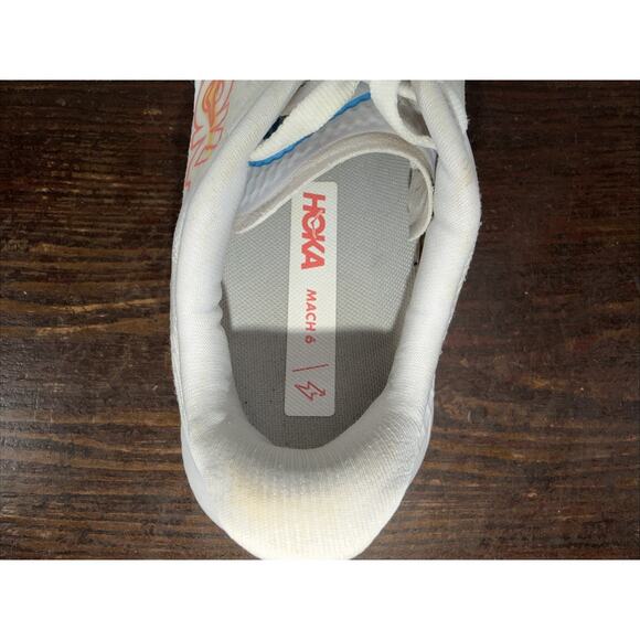 Hoka One One Mach 6 1147810 WNCL Sneakers Shoes Women US 7 B White Nimbus Cloud - Picture 6 of 9